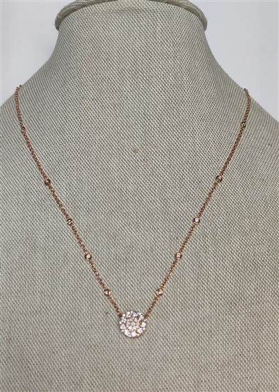 Collier Sangiorgi Preziosi Femme PREZIOSI SANGIORGI PUNTO LUCE in Or rosé Diamante PS133147-42 - PS133147-42
